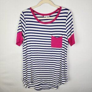 White Birch Striped‎ Tunic M